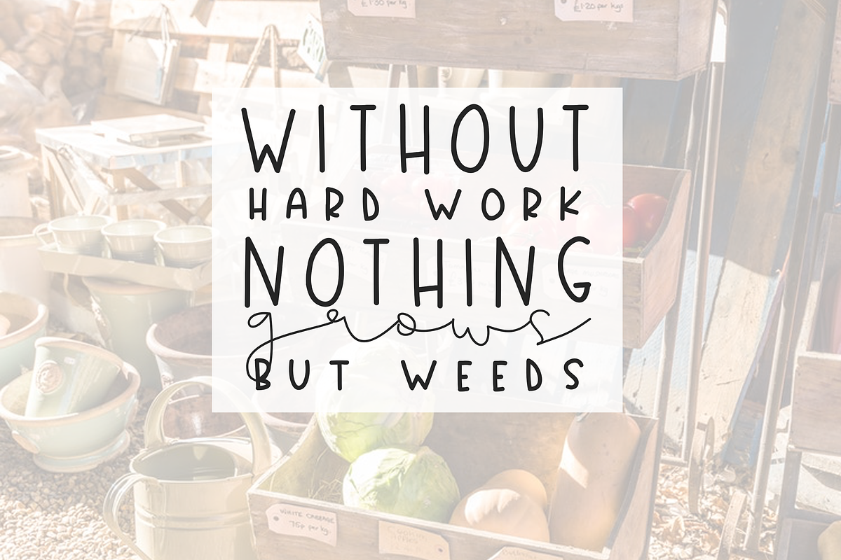 Country Market - Handwritten Font preview 5