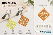 Rattan Keychain Lasercut, an Object Graphic by OTVEY DESIGN (Thumbnail 3 of 13)