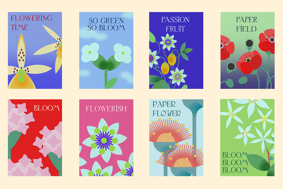 Summer flowers set – 87+ elements, a Decorative Illustration by Schumacher Shop (Photo 2 of 26)