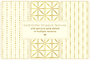 Gold Glitter Stripes, Vol 1, a Pattern Graphic by HMJS Designs (Thumbnail 4 of 7)