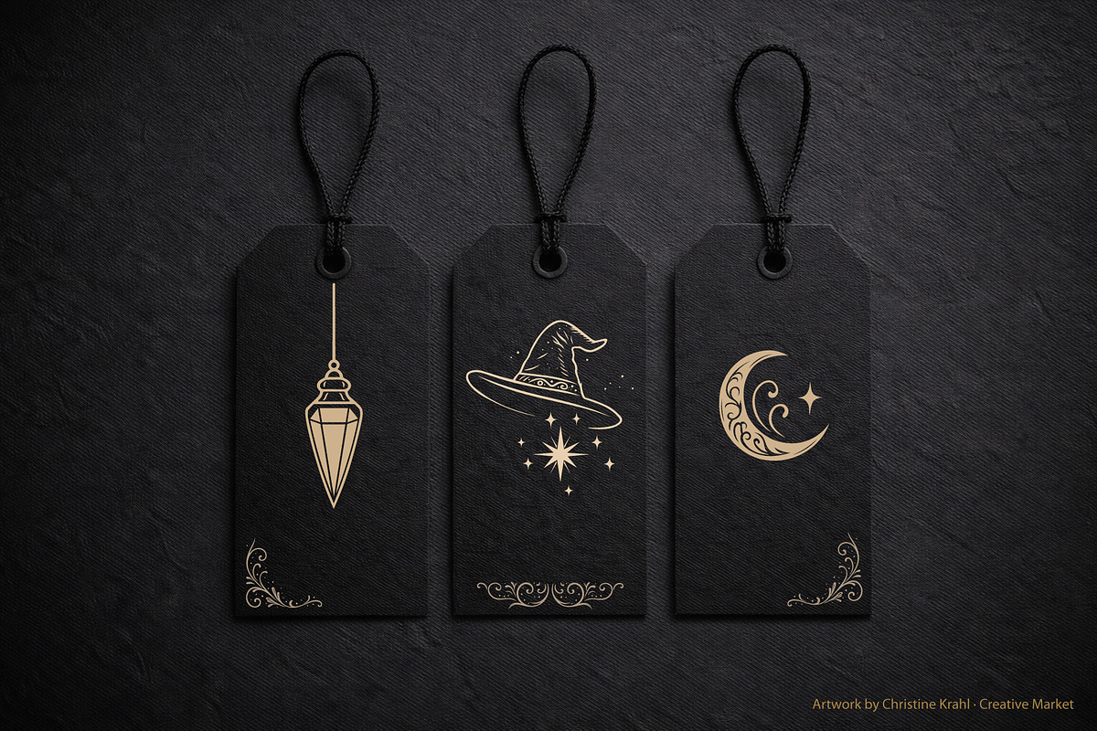 Mystic Samhain & Halloween Designs, a Seasonal Illustration by Christine Krahl (Photo 7 of 7)