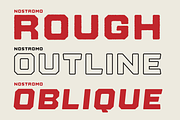 Nostromo - Retro futuristic font, a Font by Great Scott! (Thumbnail 7 of 8)