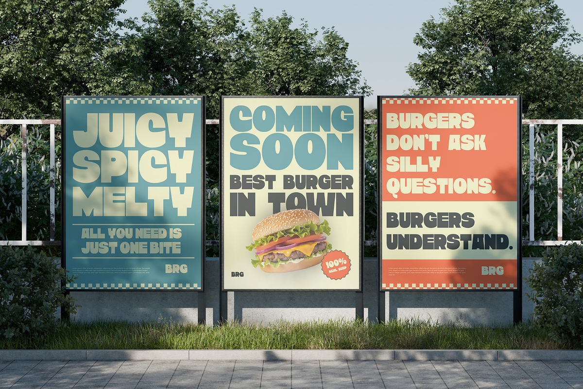 Blog Food - Branding Retro Logo Font, a Sans Serif Font by Nirmana Visual (Photo 14 of 14)