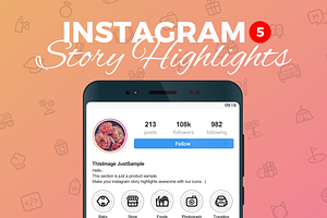 Instagram Story Highlight 170 Icons 