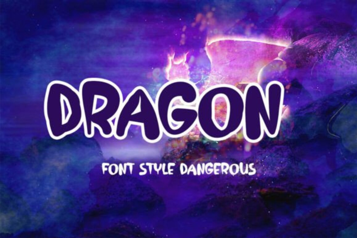 Dragon, a Blackletter Font by Roni Studio (Photo 1 of 4)