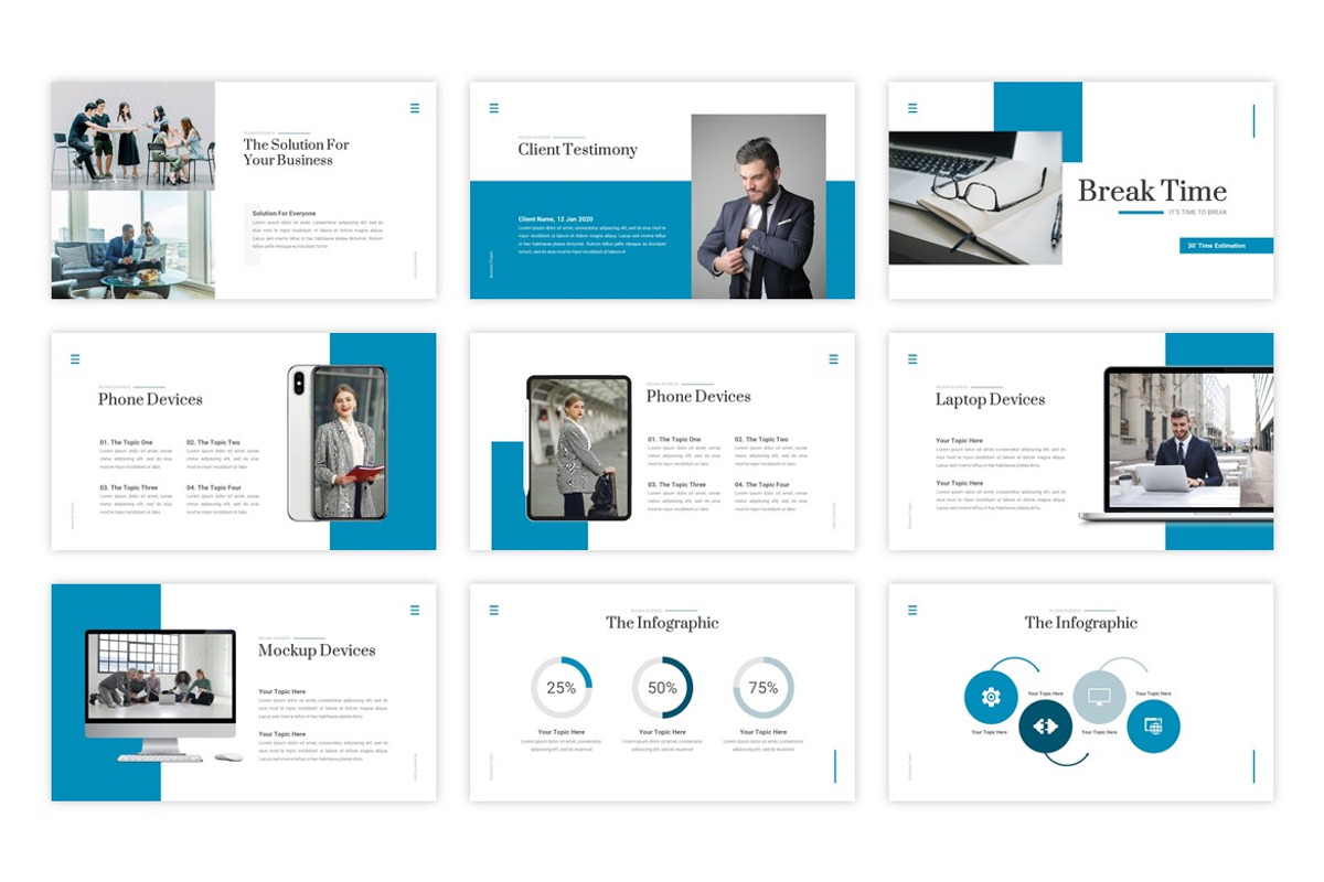 Rezama Business Presentation, a Presentation Template by PuriCreative (Photo 4 of 5)