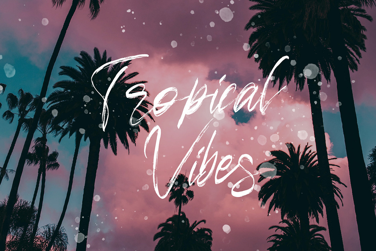 Nagasaki - Brush Font preview 7