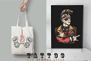 Punks old school tattoo, a Background Graphic by intueri (Thumbnail 6 of 7)