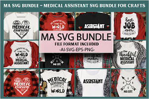 Ma SVG Bundle - Medical Assistant, a Graphic by Design Disport
