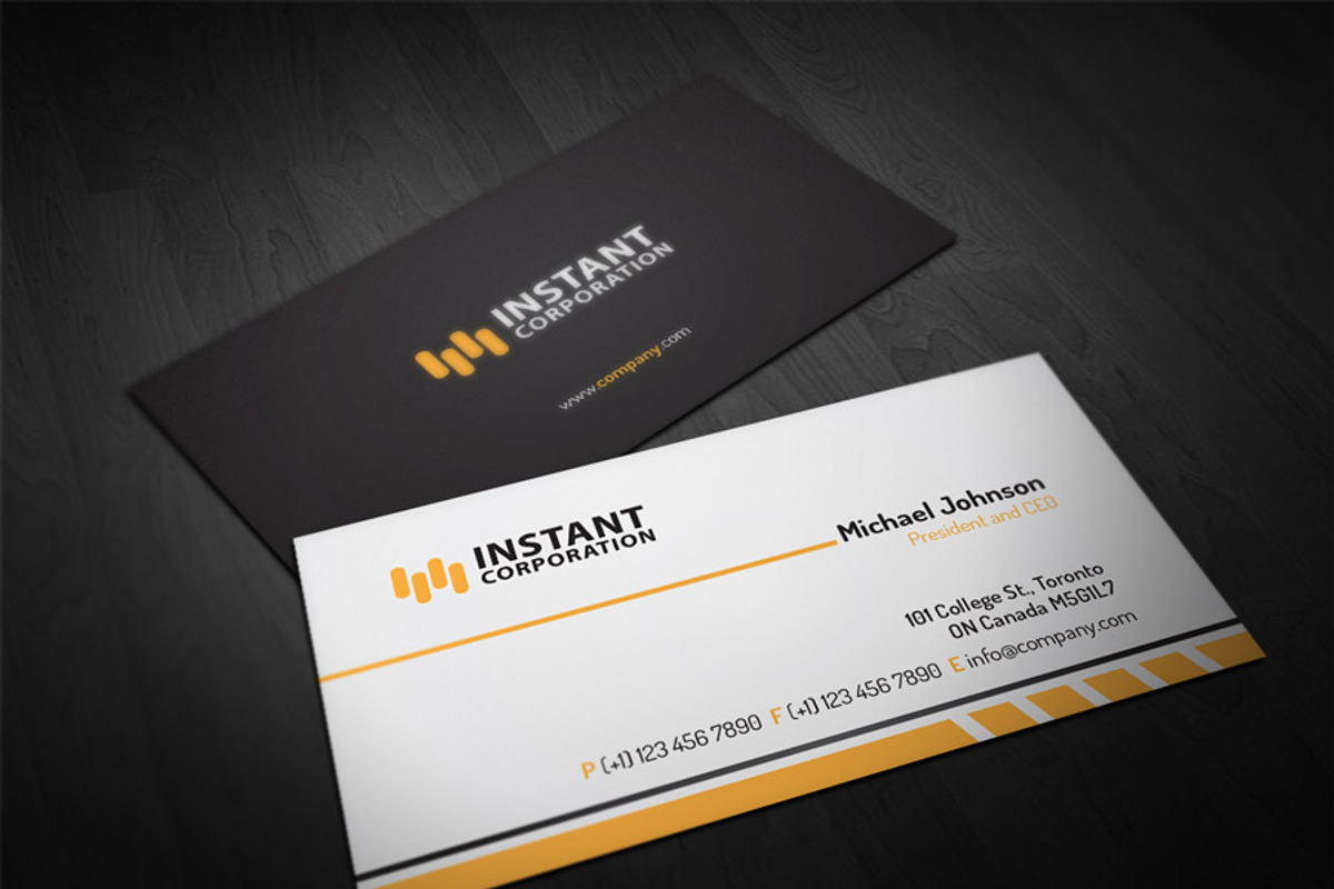 Corporate Business Card 24, a Business Card Template by RQ Designs (Photo 4 of 4)