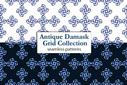 Antique Damask Grid Collection, a Pattern Graphic by L- design studio (Thumbnail 7 of 7)