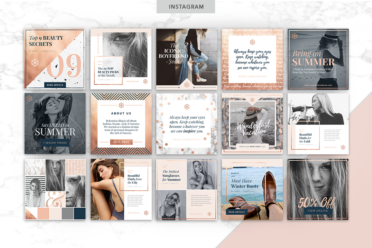 MARIGOLD | Instagram Canva Bundle, a Social Media Template by Marigold Studios (Photo 29 of 48)