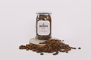 Glass Jar with Coffee Beans Mockup, a Product Mockup by eamejia (Thumbnail 2 of 3)