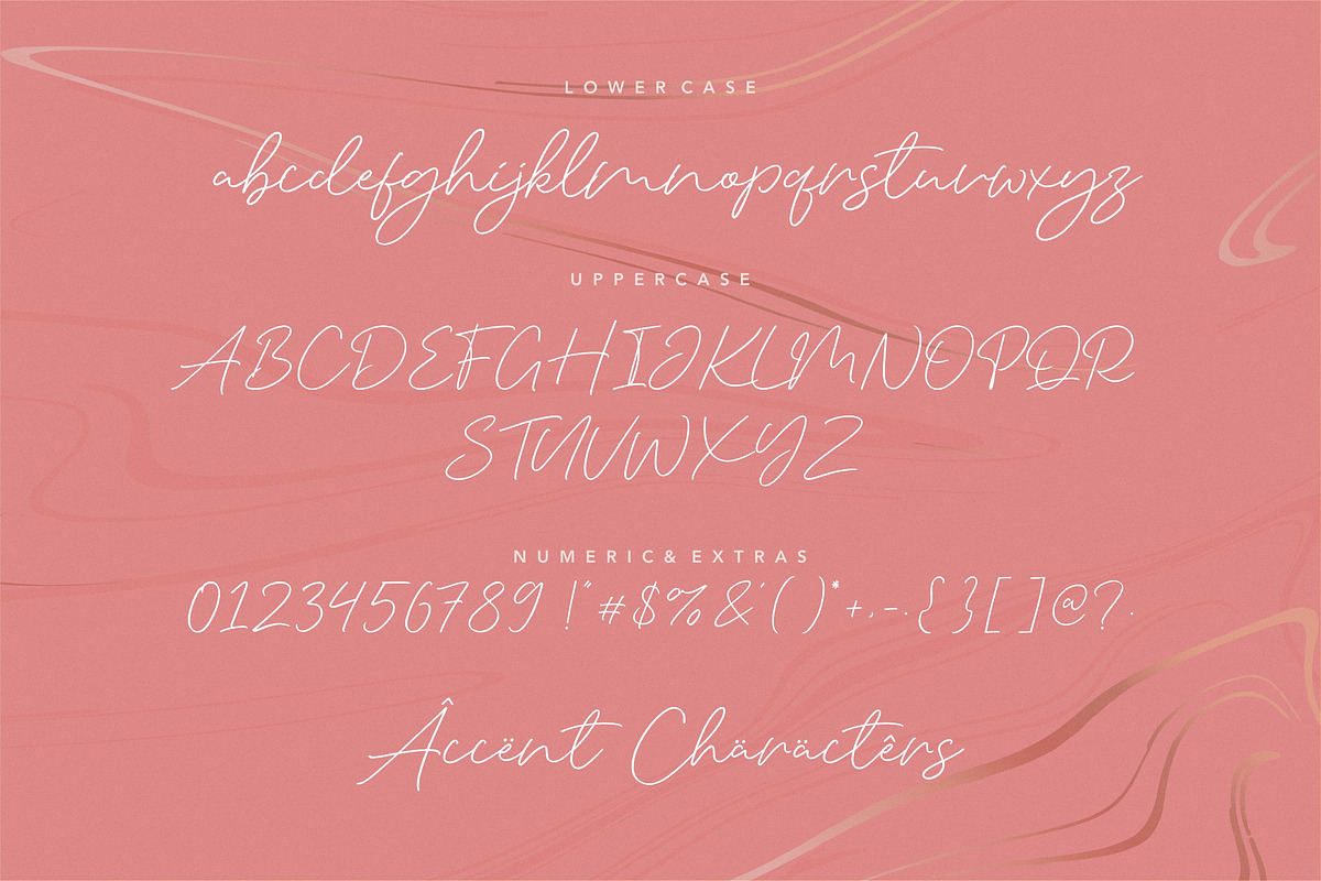 Silent Caroline - Luxury Font, a Script Font by Letterative Studio (Photo 6 of 7)
