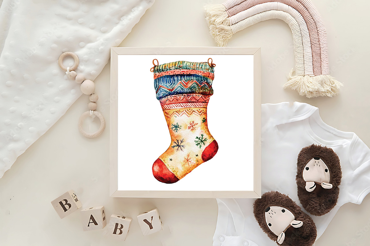 Rustic Winter Christmas Clipart, an Illustration by CraftArtStudio (Photo 6 of 6)