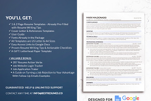 Resume Template ATS Google Docs