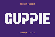 Guppie Rounded Logo Font, a Sans Serif Font by Artiveko (Thumbnail 1 of 8)