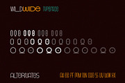 WildWide | Width Variable Typeface, a Sans Serif Font by Kandella's Art (Thumbnail 4 of 10)