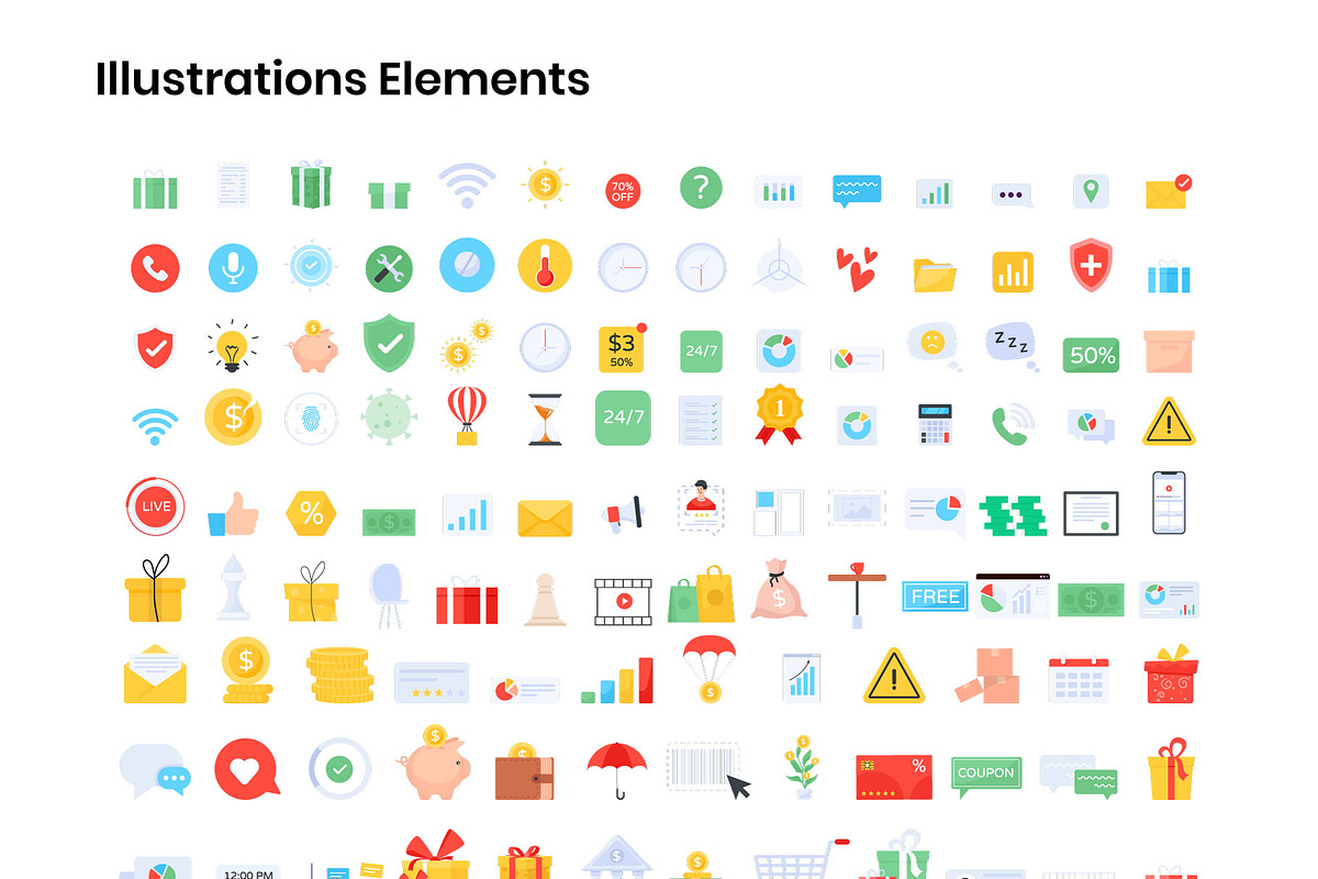 350+ Illustrations Pack, a Duotone Icon by Brickclay (Photo 24 of 24)