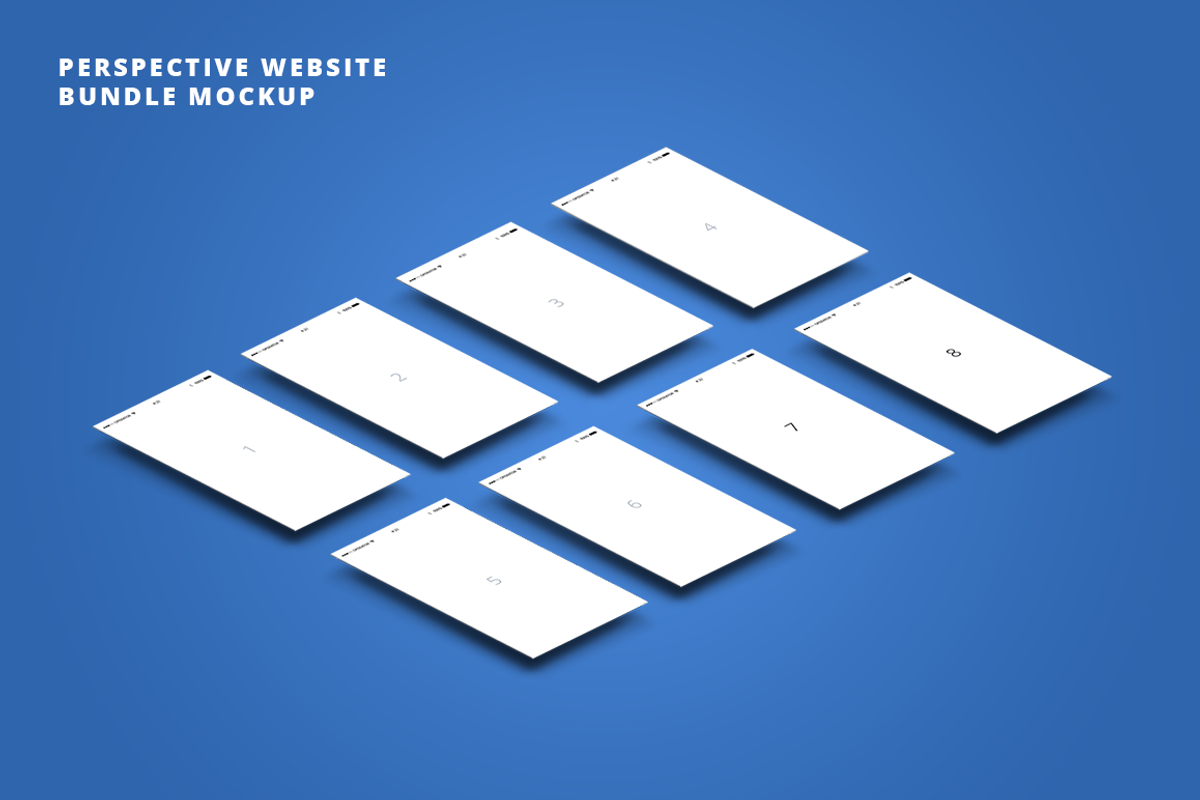 Perspective mobile app bundle mockup, an iPhone Mockup by Leschinger.cz (Photo 1 of 4)