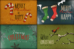 Christmas Background & Cards Vol.2