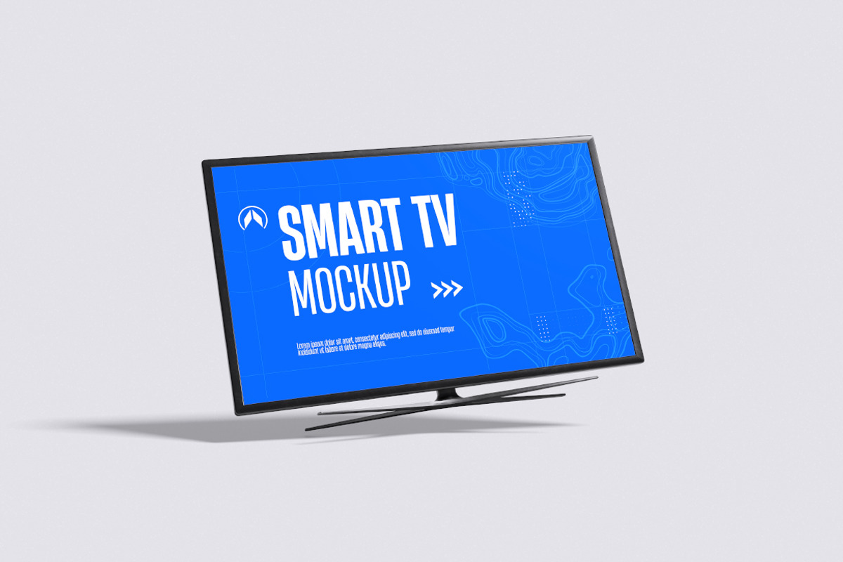 Smart TV Mockup, a Wearable Device Mockup by Pikachudesign (Photo 5 of 5)