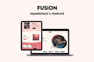 Squarespace Template: Fusion