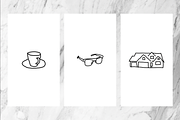 40 Insta Highlight Covers, a Social Media Template by Kristina Dubnovitskaya (Thumbnail 3 of 5)