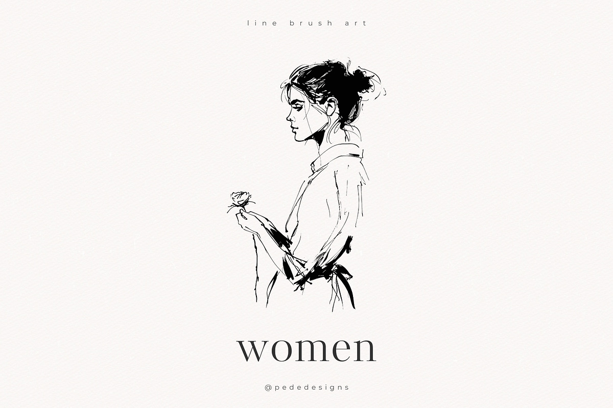 Women I, a Person Illustration by PeDe Designs (Photo 3 of 6)