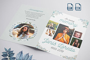 funeral program printing template, a Templates & Theme by TemplateLab (Thumbnail 1 of 2)
