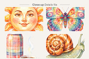 70s Groovy Spring Sublimation PNG, an Illustration by Artnoy (Thumbnail 3 of 8)