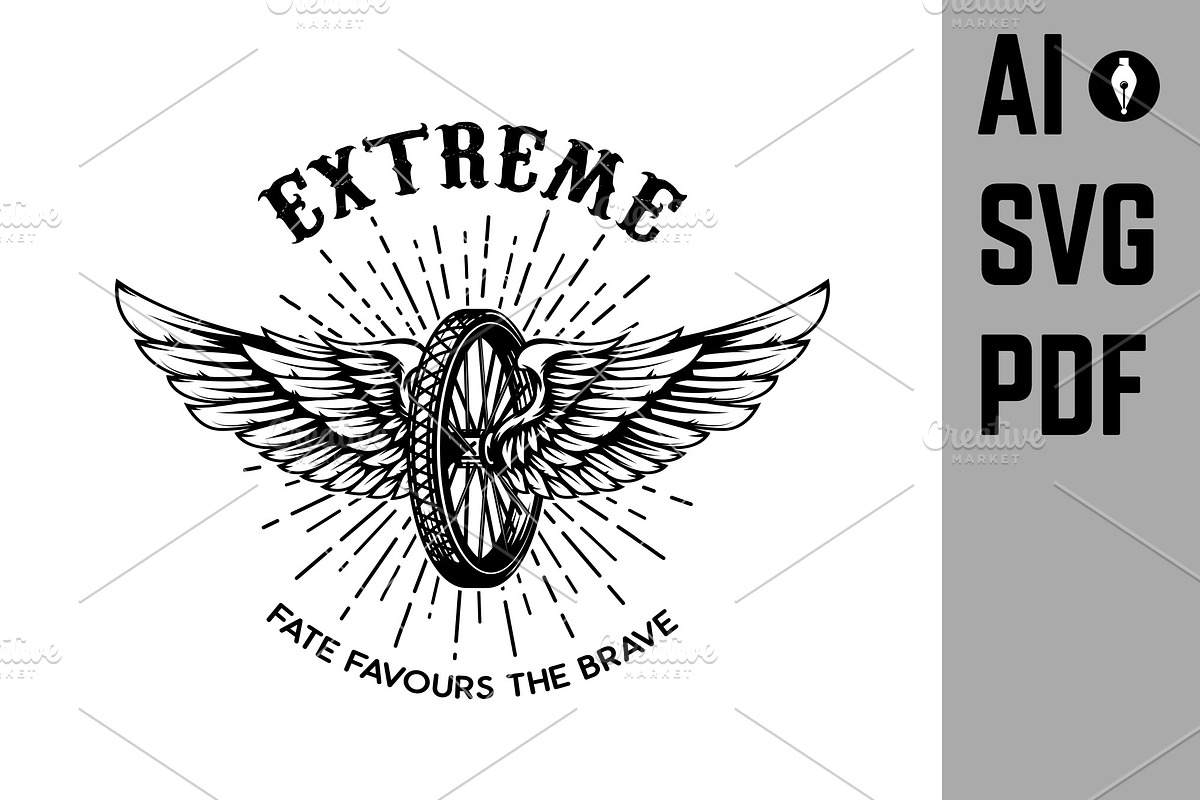 Racing. Tshirt print template, a Transportation Illustration by Vectorhight