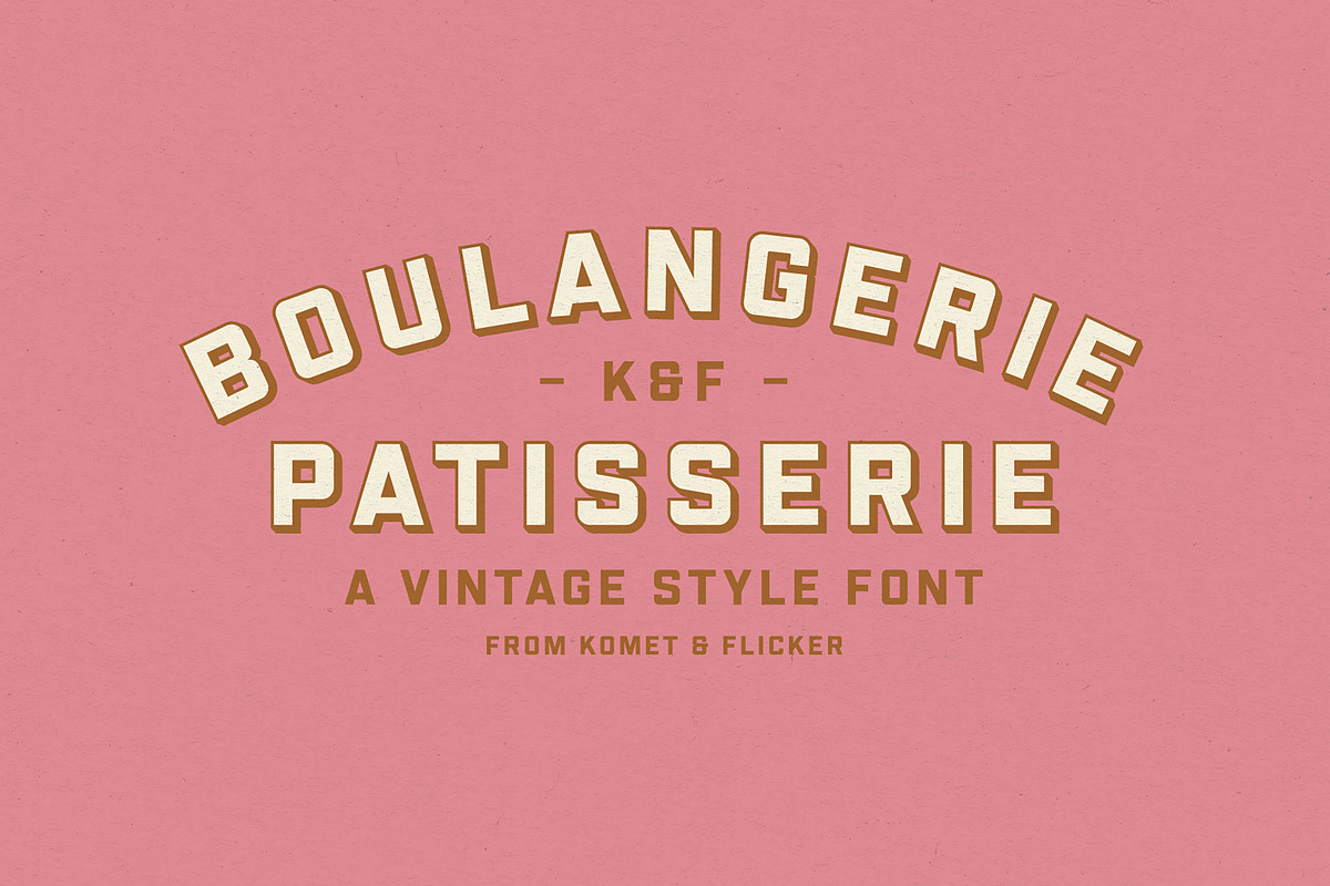 Boulangerie Patisserie, a Sans Serif Font by Komet & Flicker (Photo 1 of 14)
