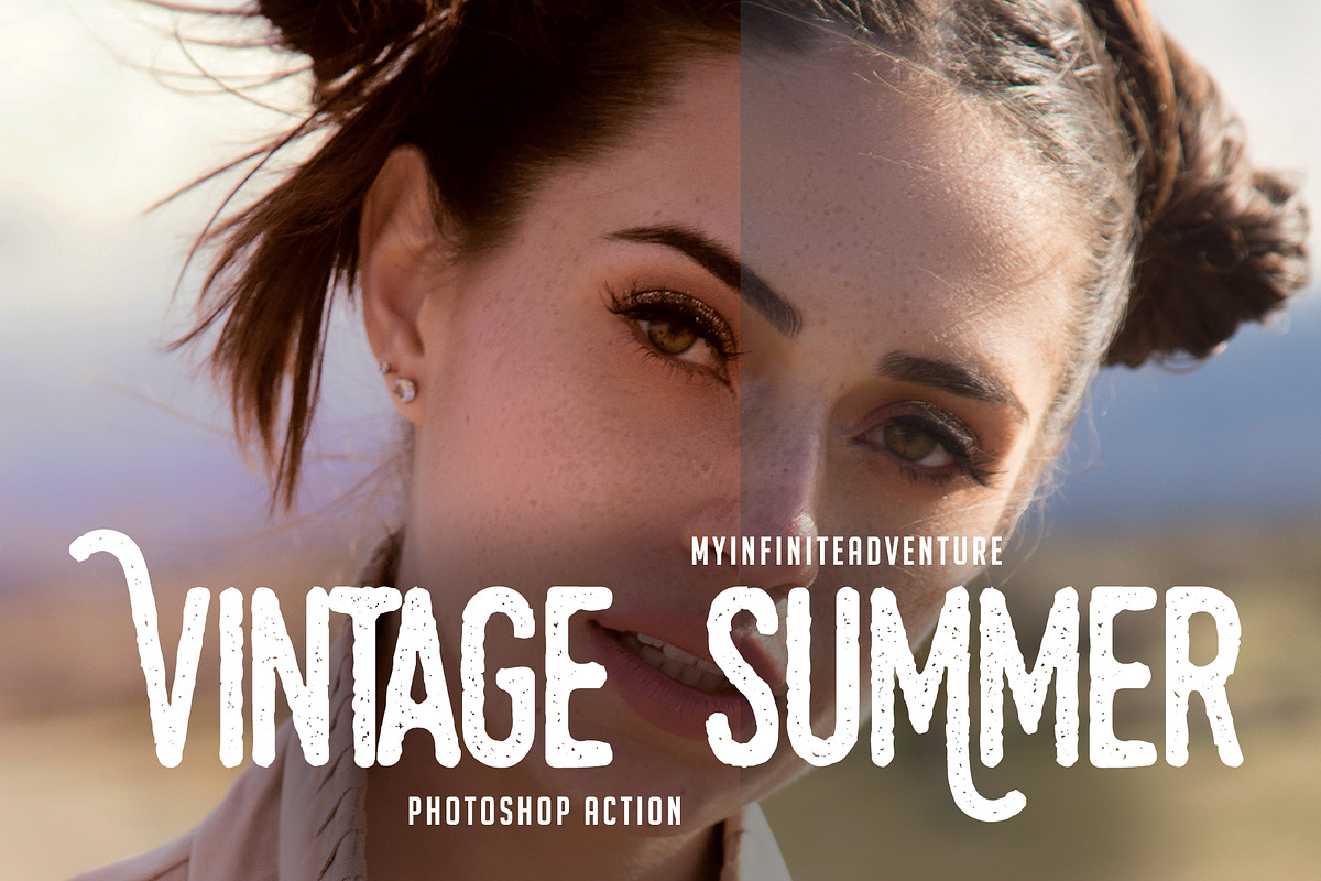 Vintage Summer Photoshop Action preview 6