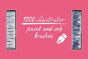 1200 Paint and Ink brushes