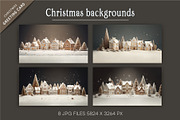 Christmas snowy courtyard., a Decorative Illustration by KENO Mascots (Thumbnail 3 of 4)