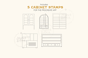 The Library Creator Stamp Brushes, a Brush Add-On by Mabel & Bea (Thumbnail 2 of 8)
