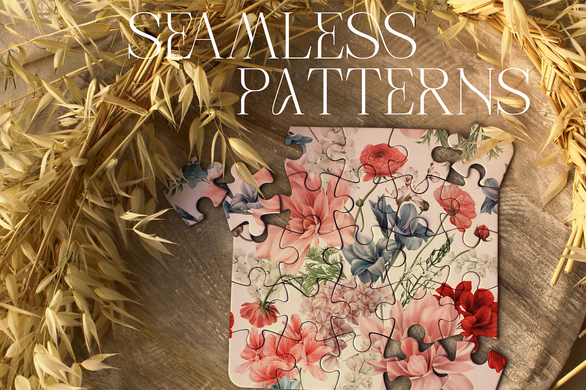 Floral Fragrance, watercolor flowers, a Texture Illustration by ollalya (Photo 10 of 15)