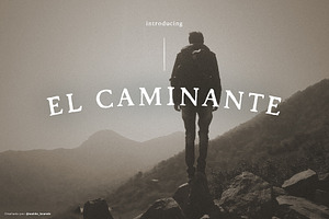 El Caminante Handmade Font