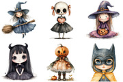 Whimsical Halloween Doll Sublimation, an Illustration by DreamArtGraphic (Thumbnail 4 of 6)