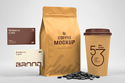 Coffee Packaging Mockup, a Packaging Mockup by graphypix (Thumbnail 1 of 4)