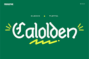 MO Calolden – Playful Blackletter, a Blackletter Font by Monoco Type Foundry (Thumbnail 1 of 7)