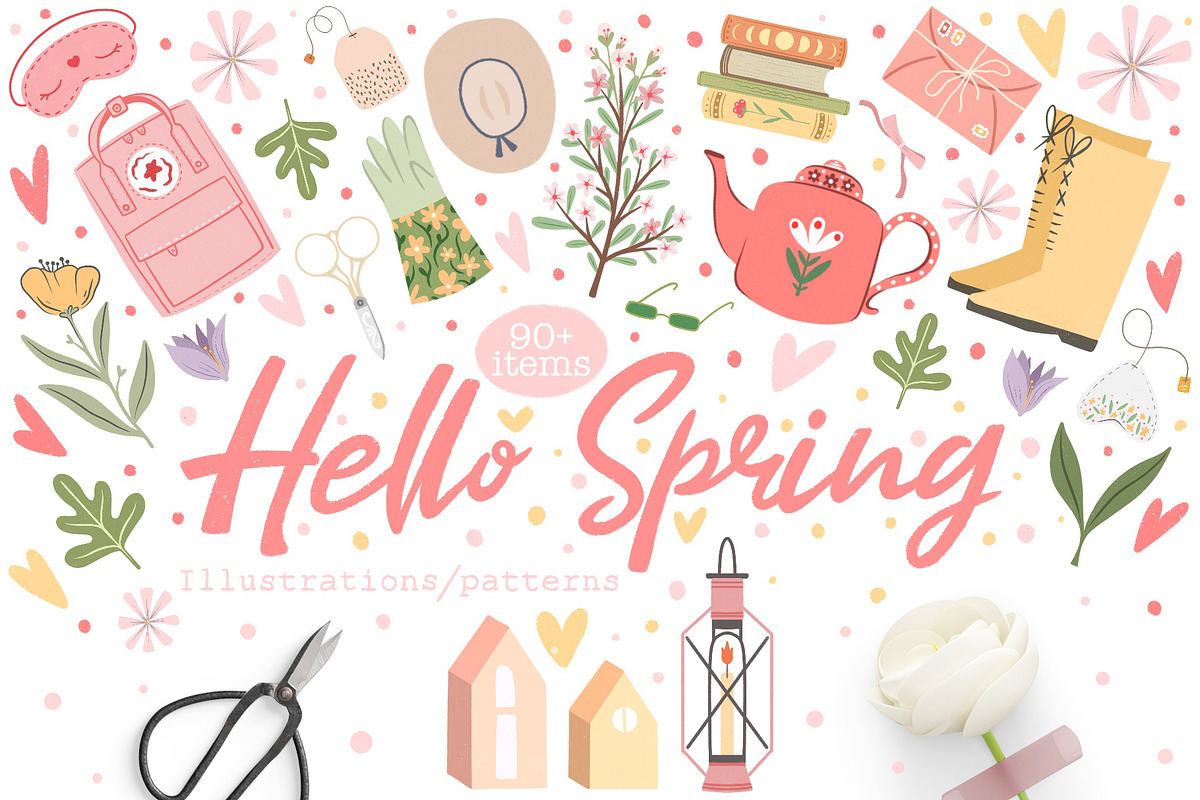 Hello Spring, an Object Illustration by Alina Sh (Photo 1 of 8)