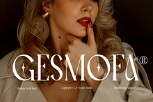 Gesmofa - Modern Cinematic Font