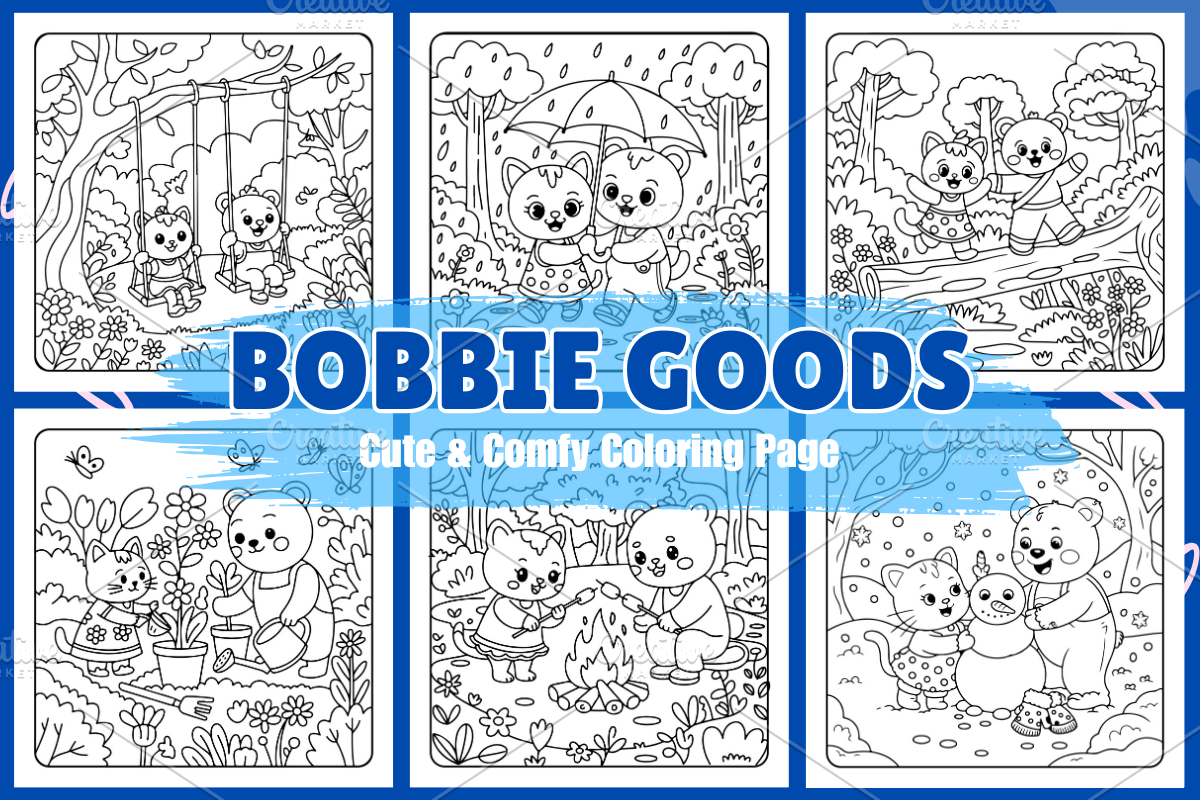 Bobbie Goods Coloring Book, an Animal Illustration by Coco Bloom (Photo 1 of 3)