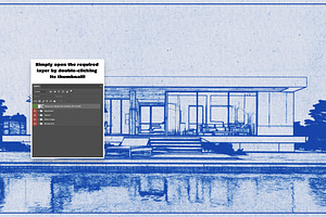 Blueprint Draw Photo Effect