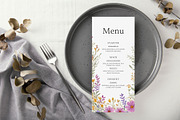 Wildflowers Wedding Template Bundle, a Stationery Template by MarryMeMoments (Thumbnail 4 of 8)