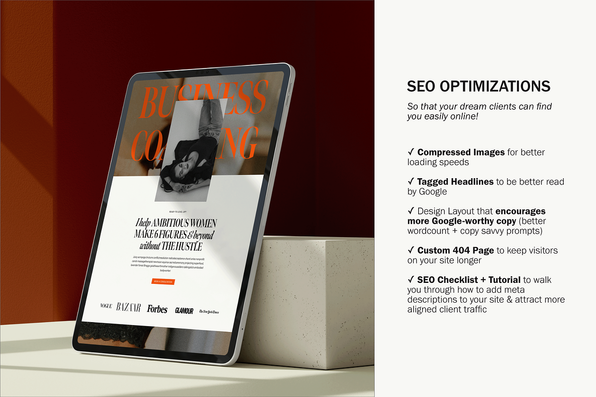 Squarespace 7.1 Website Template preview 6