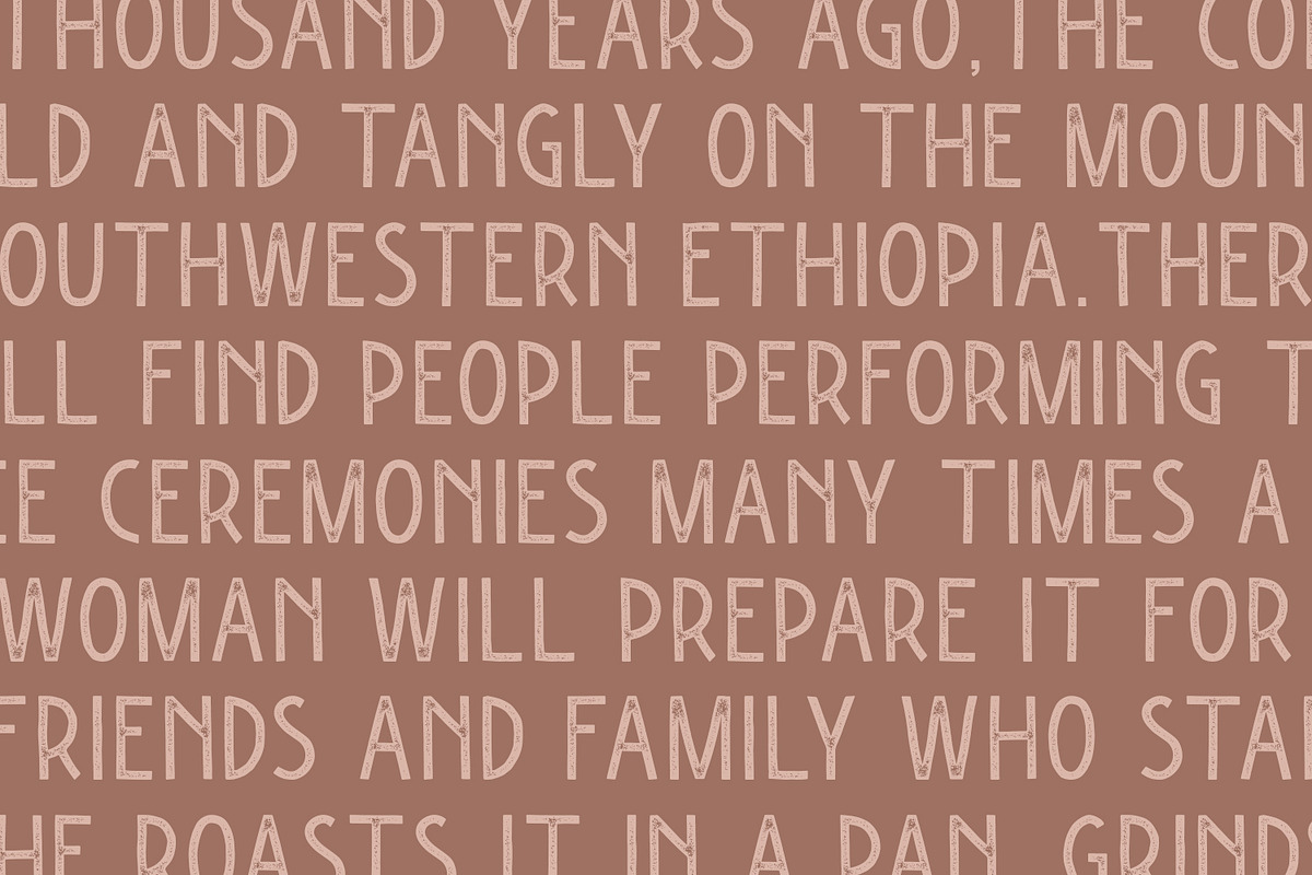 Kiyoka - A Vintage Sans Typeface, a Sans Serif Font by Megi Satyo Widodo (Photo 2 of 7)
