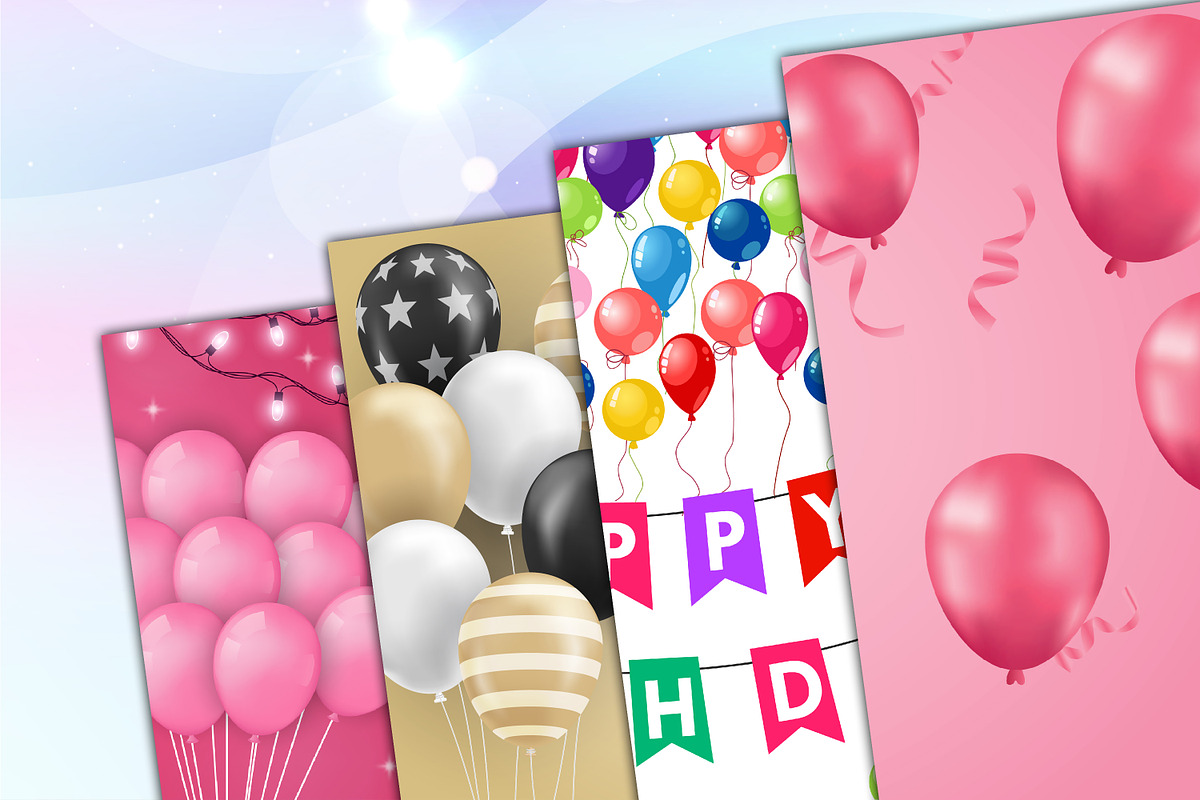 Happy Birthday Background, a Background Graphic by Digital Studio (Photo 3 of 6)